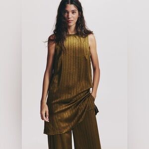 H&M Olive Sleeveless Tunic dress size xxl NWT